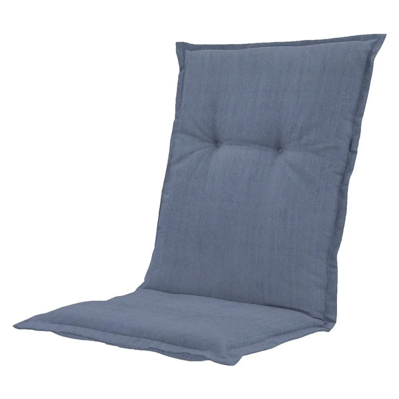 Madison stoelkussen lage rug Basic kobalt 105x50 cm