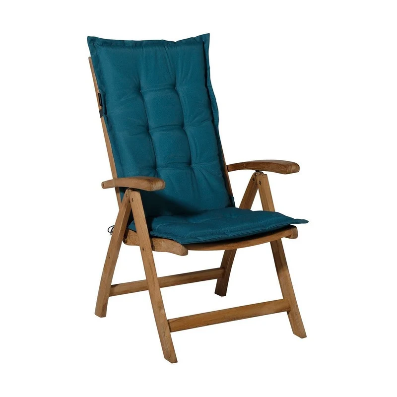 Madison stoelkussen hoge rug Panama sea blue 123x50 cm
