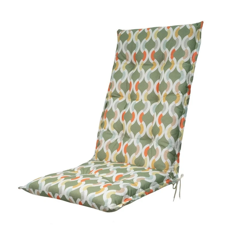 Madison stoelkussen hoge rug Outdoor+ Trivia green 123x50 cm