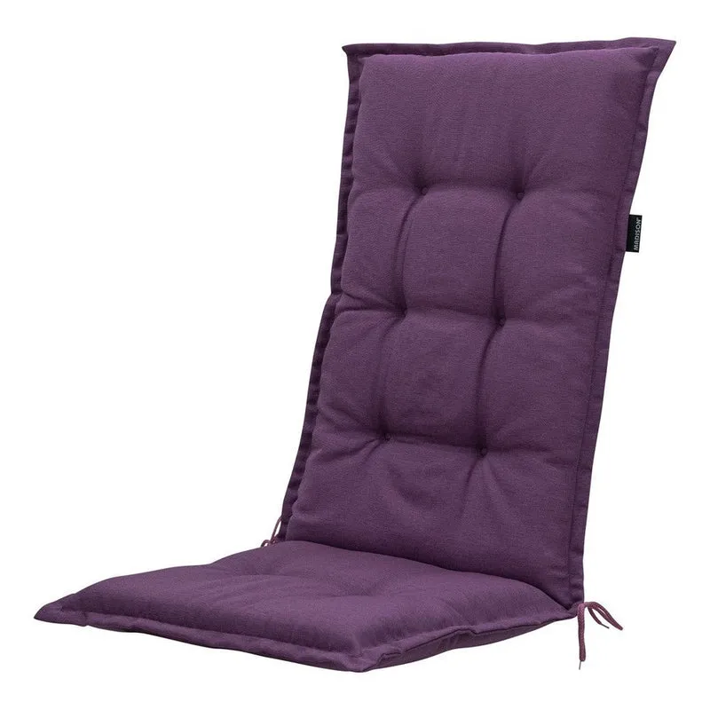 Madison stoelkussen hoge rug Panama purple 123x50 cm