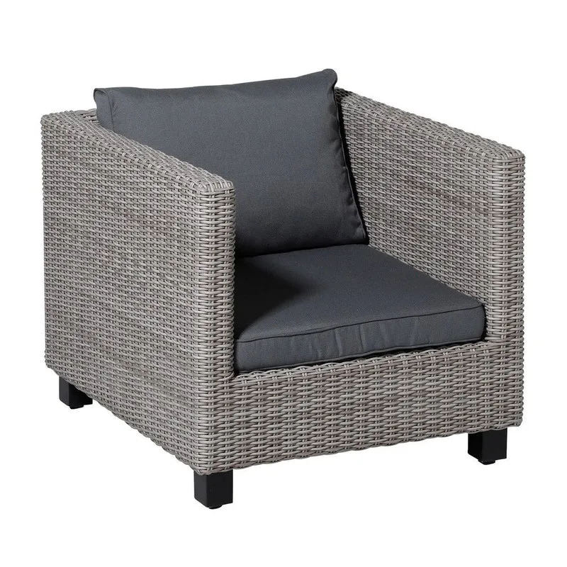 Madison lounge zitkussen Rib grey 73x73 cm