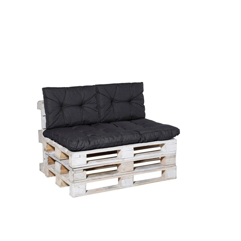 Madison Florance rugkussen Basic black 43x60 cm