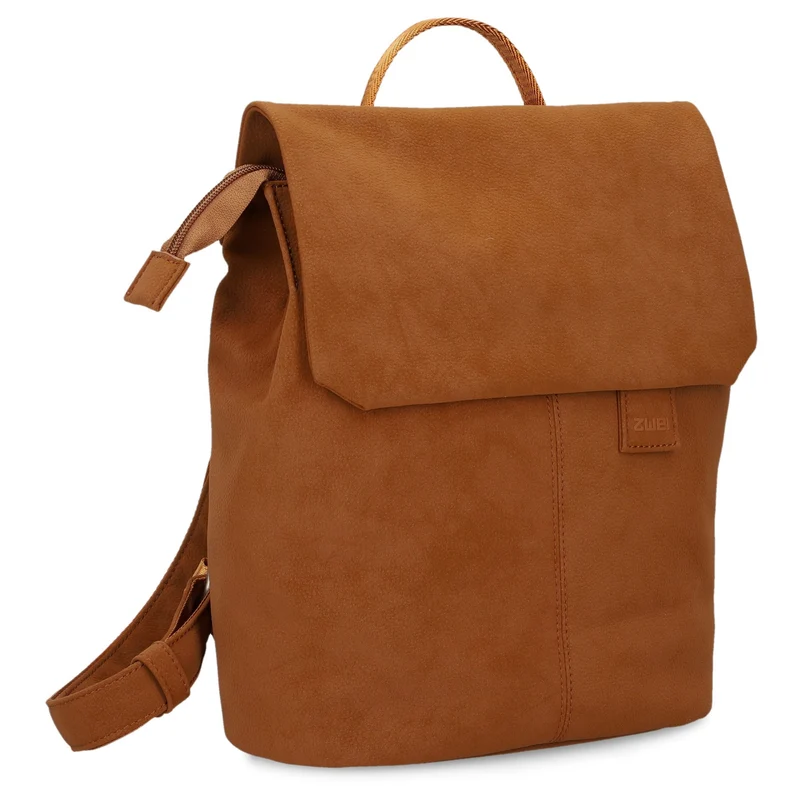 zwei Mademoiselle MR8 - Mochila 29 cm (nubuk-cognac)
