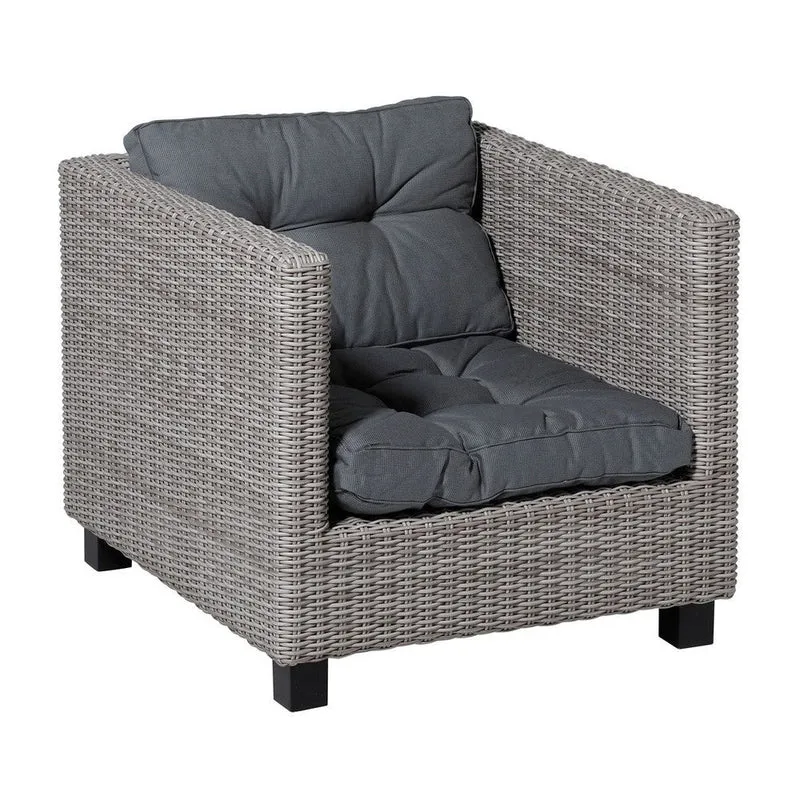 Madison Florance zitkussen Rib grey 73x73 cm