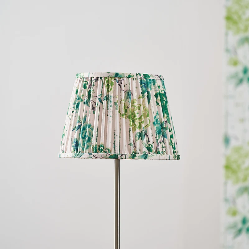 Kyoto Flower 30cm Pleated Shade Emerald