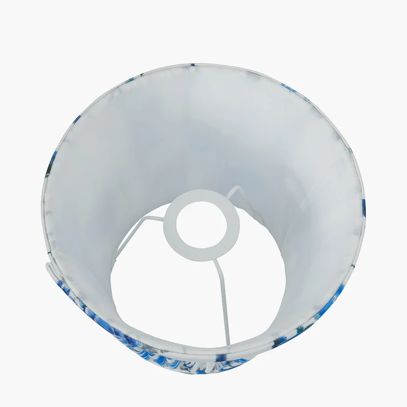 Kyoto Flower 25cm Pleated Shade Cobalt