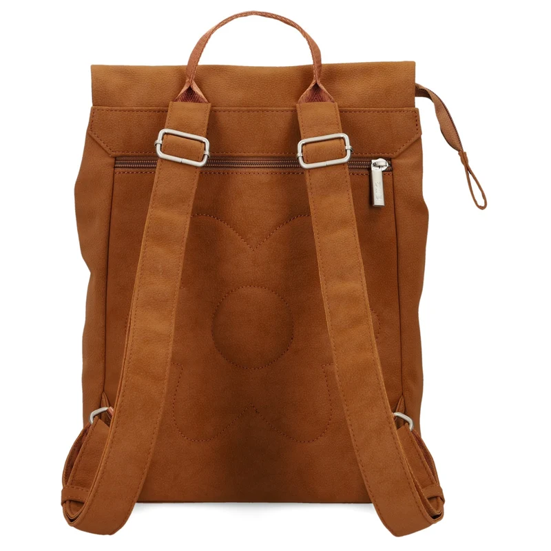 zwei Mademoiselle MR13 - Mochila 35 cm (nubuk-cognac)