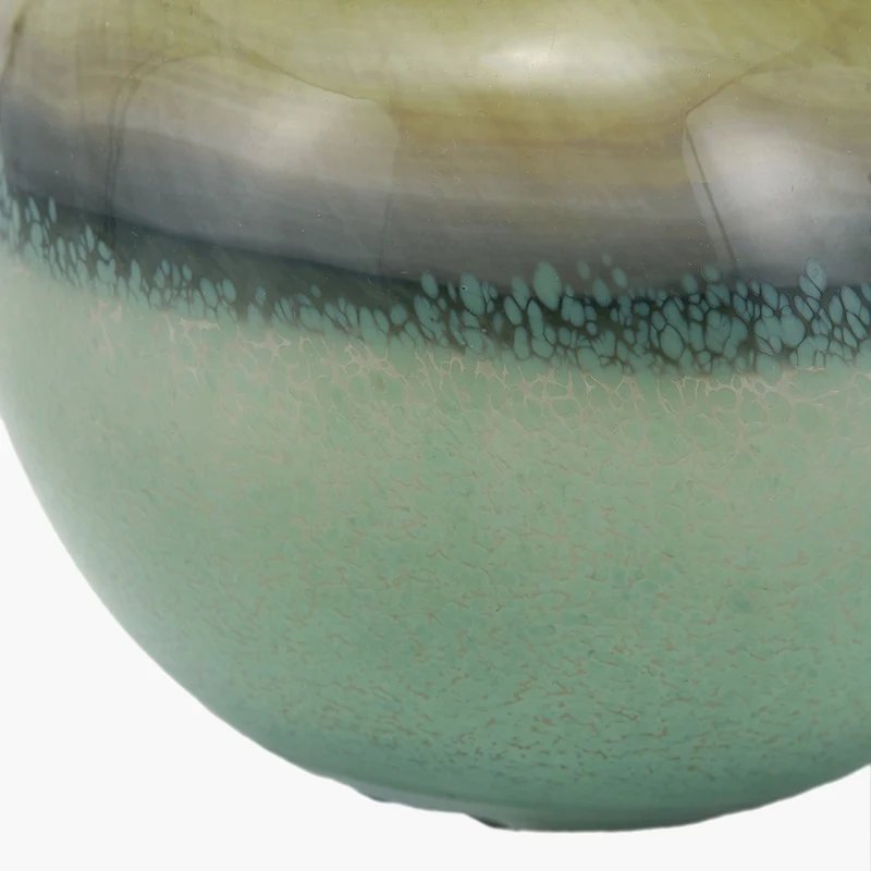 Juno Sage and Mist Ombre Glass Bud Vase