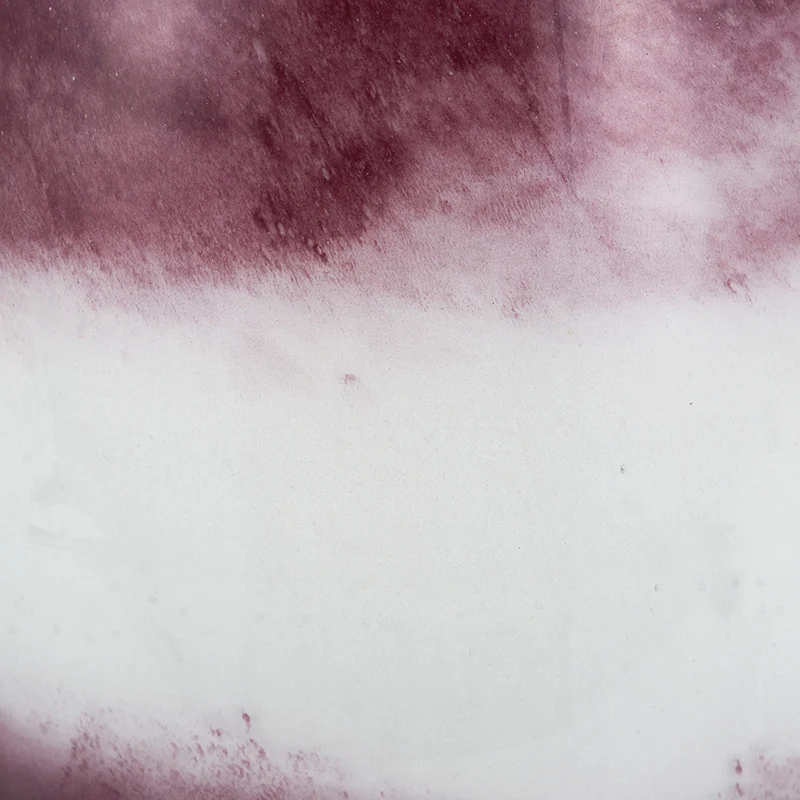 Juno Deep Plum Ombre Glass Vase