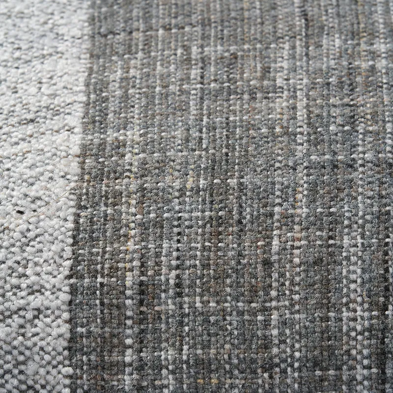 Indoor Outdoor Steel Grey and White Stripe Design Scatter Cushion