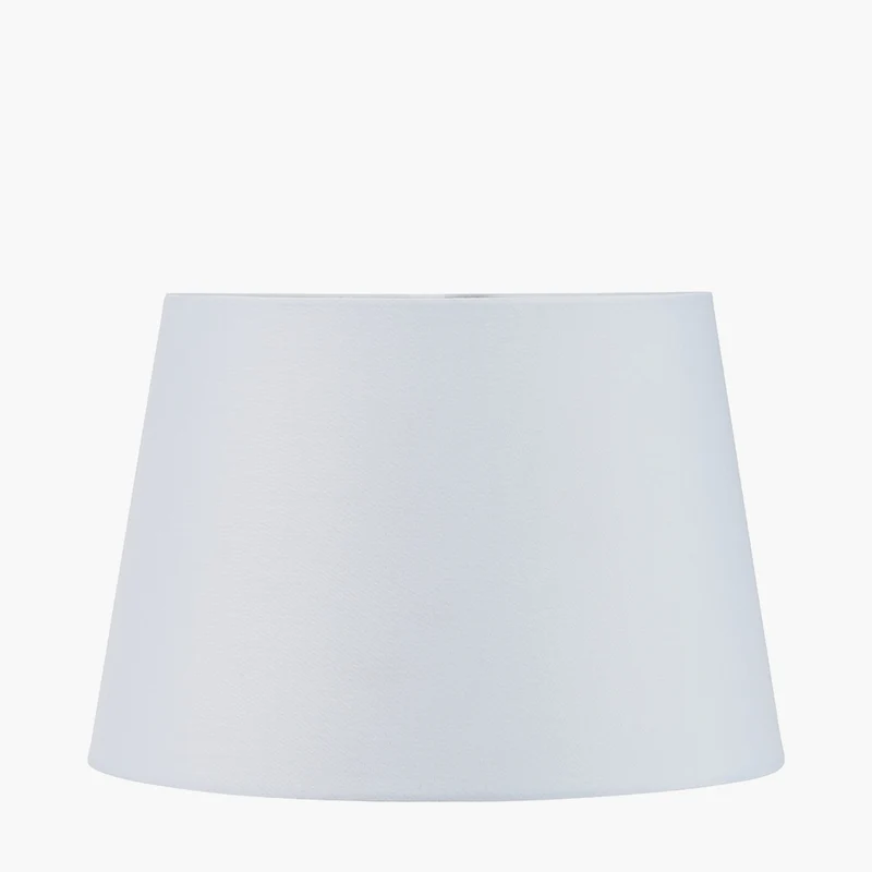 Juno Deep Plum Ombre Glass Table Lamp with Adelaide 35cm Ivory Tapered Cotton Mix Lampshade