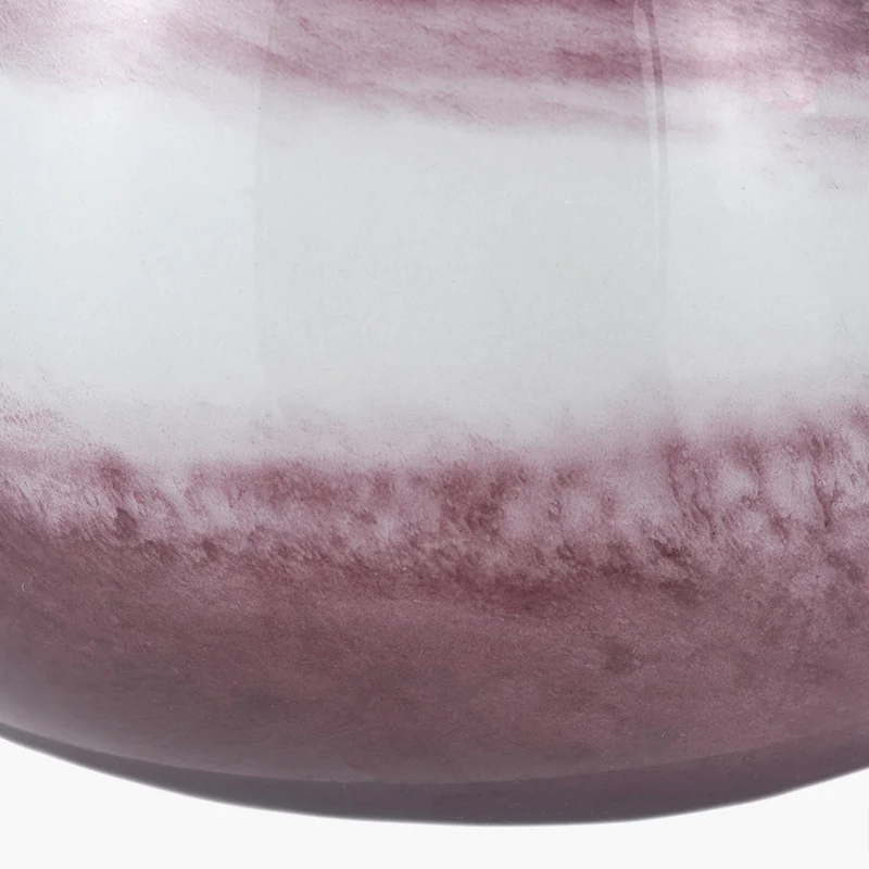 Juno Deep Plum Ombre Glass Table Lamp
