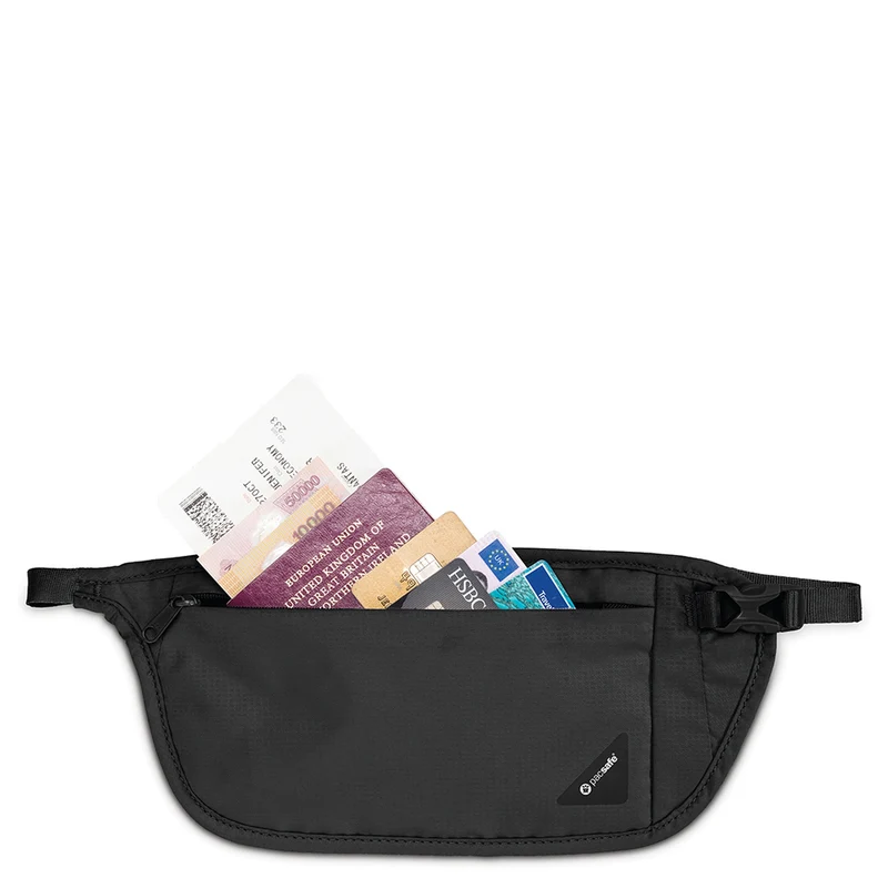 pacsafe Coversafe V100 RFID - Riñonera 26 cm (black)