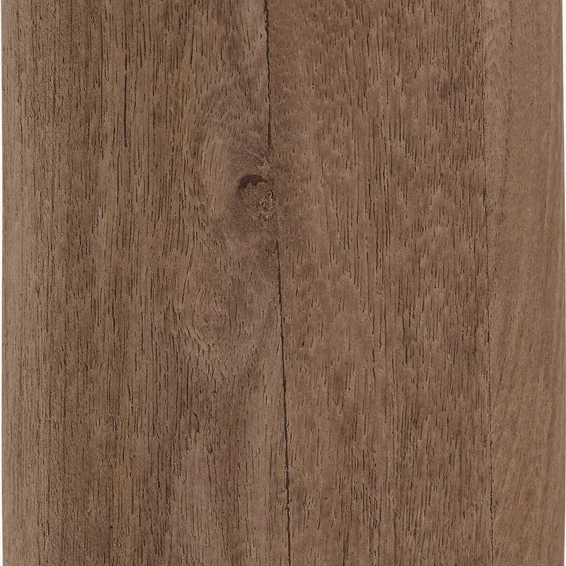 Inaya Natural Tapered Wood Table Lamp Base with Milos 35cm Natural Linen Tapered Lampshade