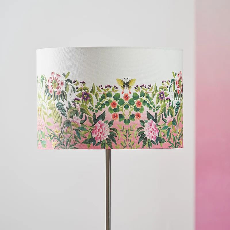 Ikebana 40cm Drum Shade Fuchsia