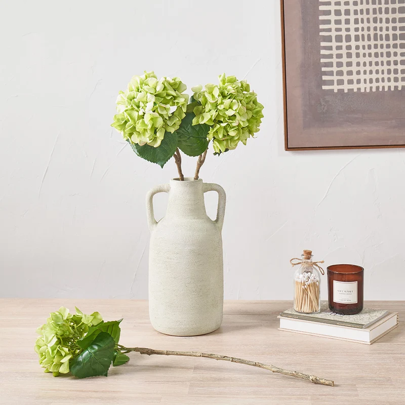 Green Hydrangea Pack of 6