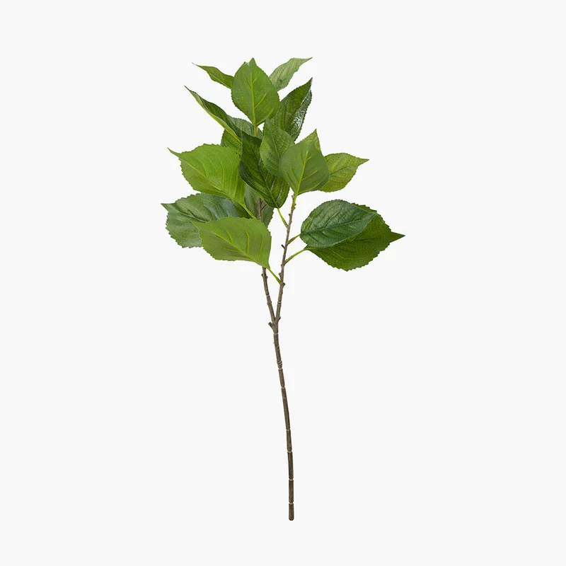 Green Hydrangea Leaf Pack of 6