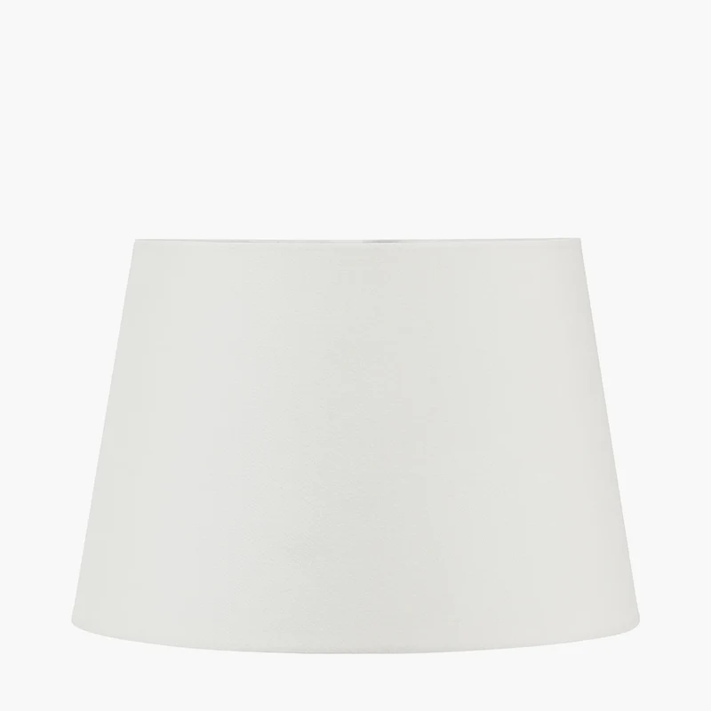 Butterflies Small Glass Table Lamp Base with Adelaide 30cm Ivory Tapered Cotton Mix Lampshade