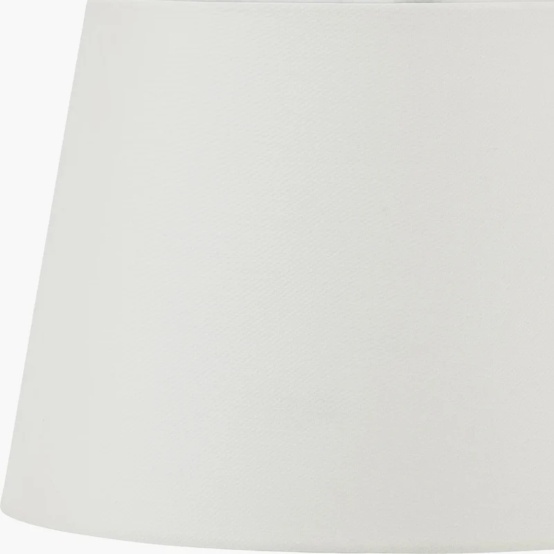 Butterflies Small Glass Table Lamp Base with Adelaide 30cm Ivory Tapered Cotton Mix Lampshade