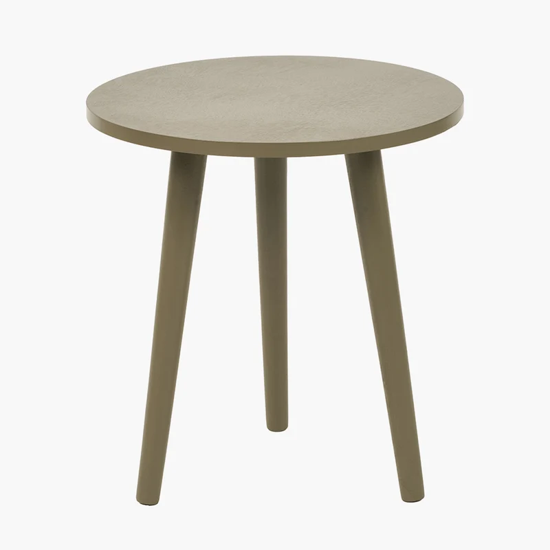 Croft Olive Pine Wood Side Table