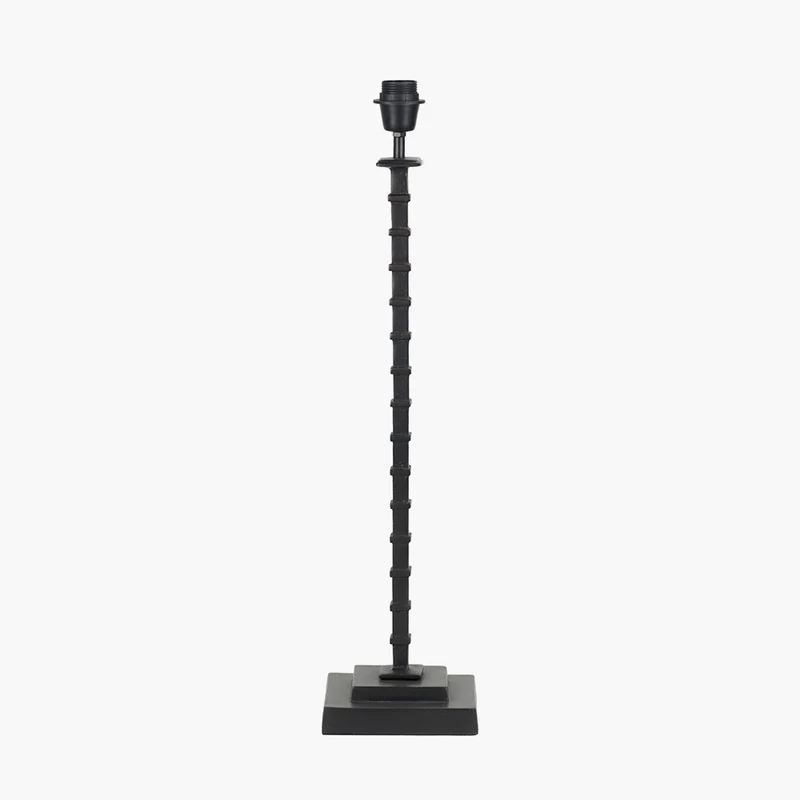 Everett Ribbed Metal Stick Table Lamp Base