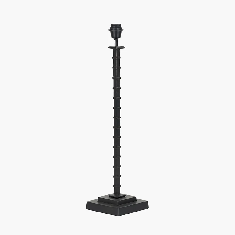 Everett Ribbed Metal Stick Table Lamp Base