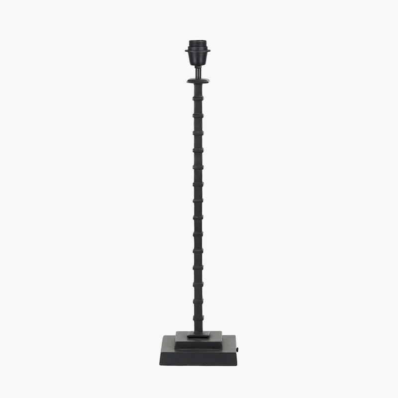 Everett Ribbed Metal Stick Table Lamp Base