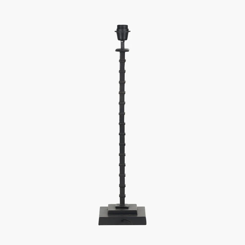 Everett Ribbed Metal Stick Table Lamp Base