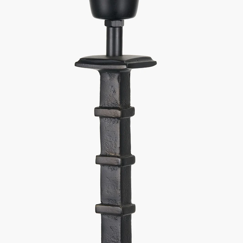 Everett Ribbed Metal Stick Table Lamp Base