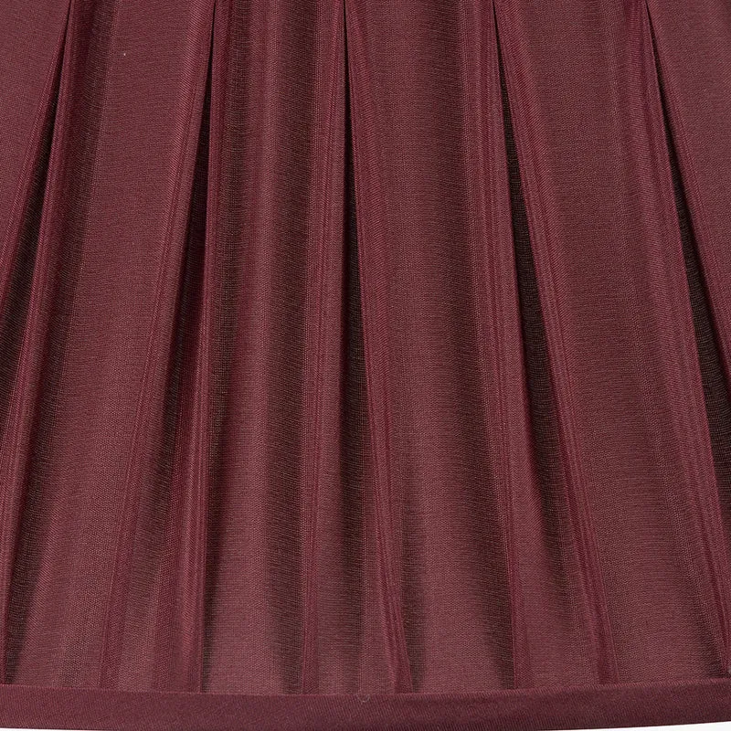 Garbo 50cm Mulberry Silk Mix Pinch Pleat Tapered Lampshade