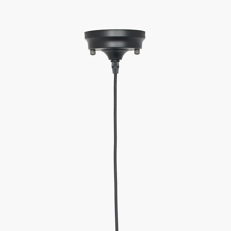 Black Retro Electrified E27 Ceiling Fitting
