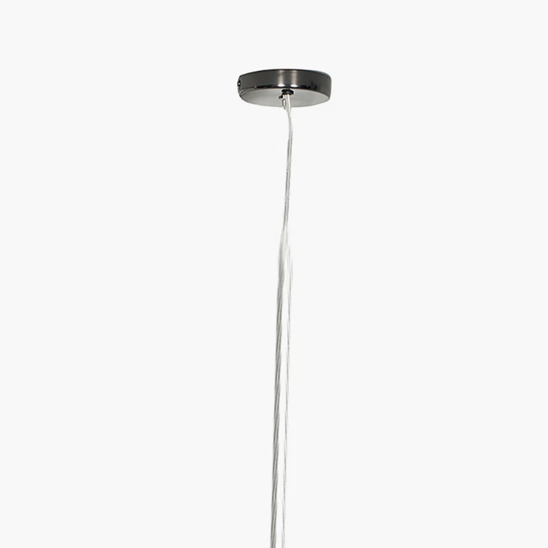 Black Chrome Contemporary Electrified E27 Ceiling Fitting