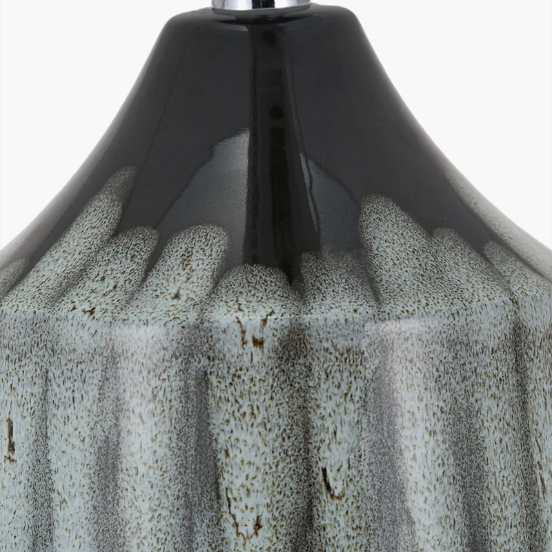 Esmalte Monochrome Drip Glaze Effect Tall Ceramic Table Lamp