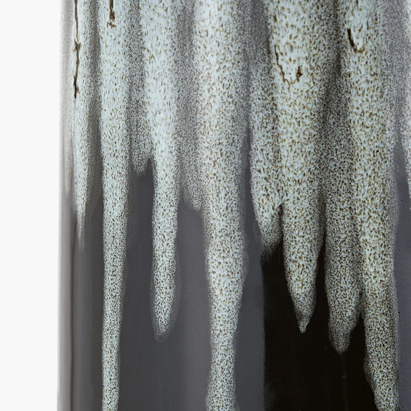 Esmalte Monochrome Drip Glaze Effect Tall Ceramic Table Lamp