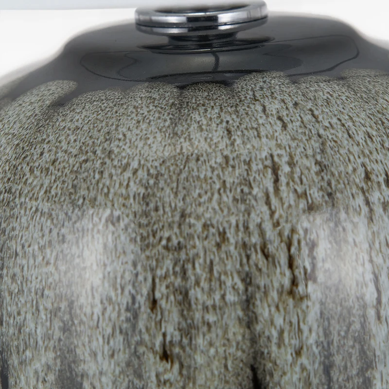 Esmalte Monochrome Drip Glaze Effect Ceramic Table Lamp