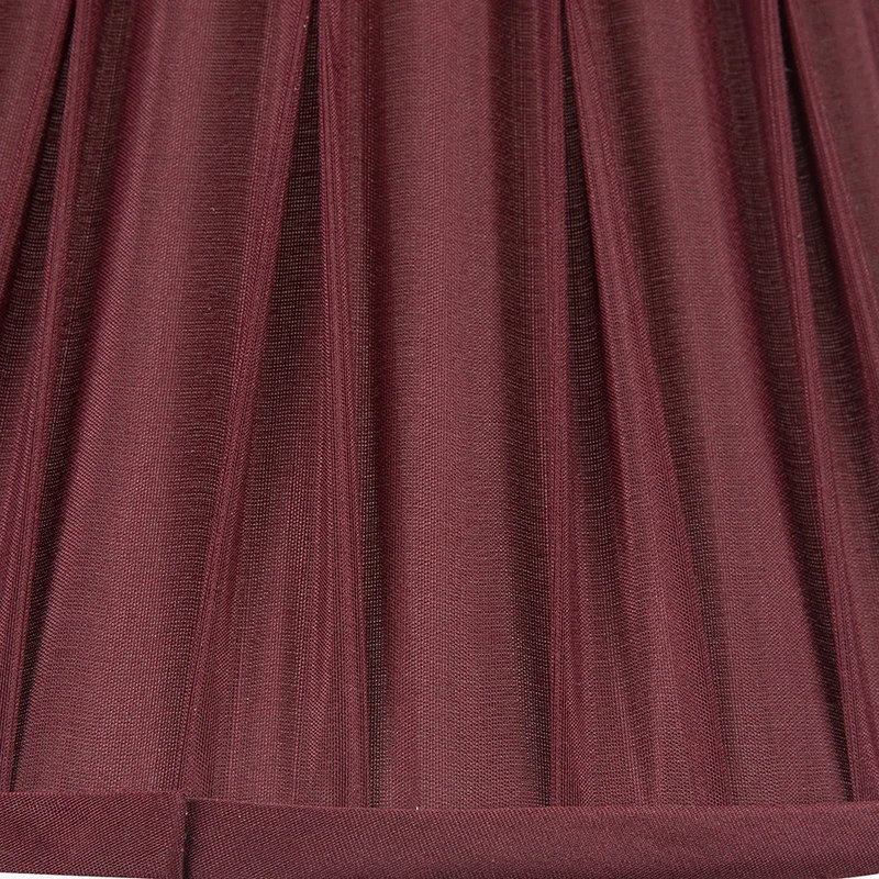Garbo 35cm Mulberry Silk Mix Pinch Pleat Tapered Lampshade