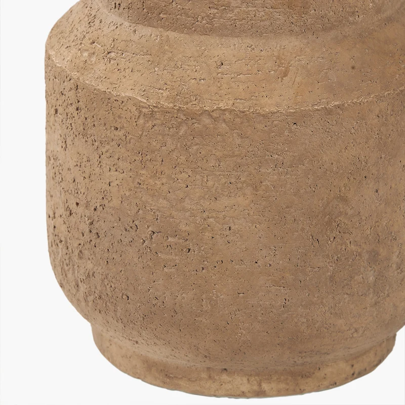Gaiana Concrete Brown Stoneware Vase