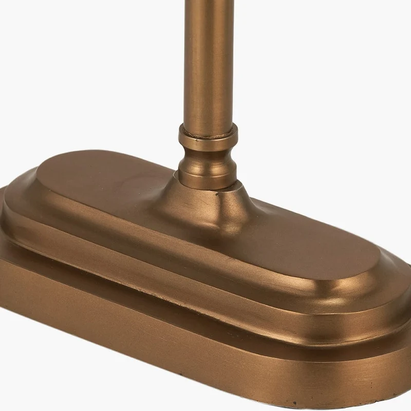 Ashford Antique Brass Metal Bankers Table Lamp