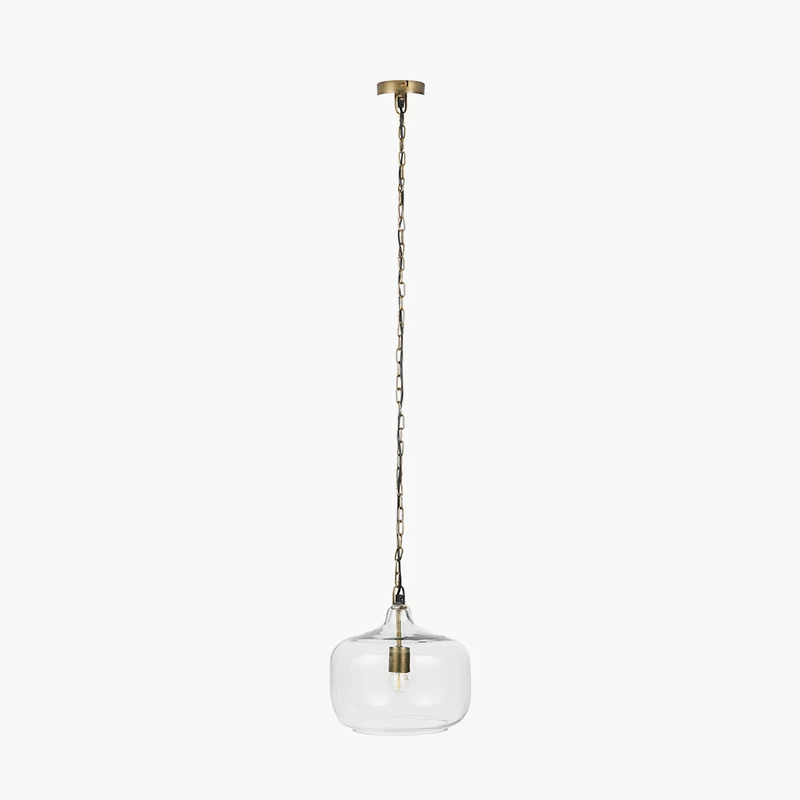 Corby Clear Glass Pendant