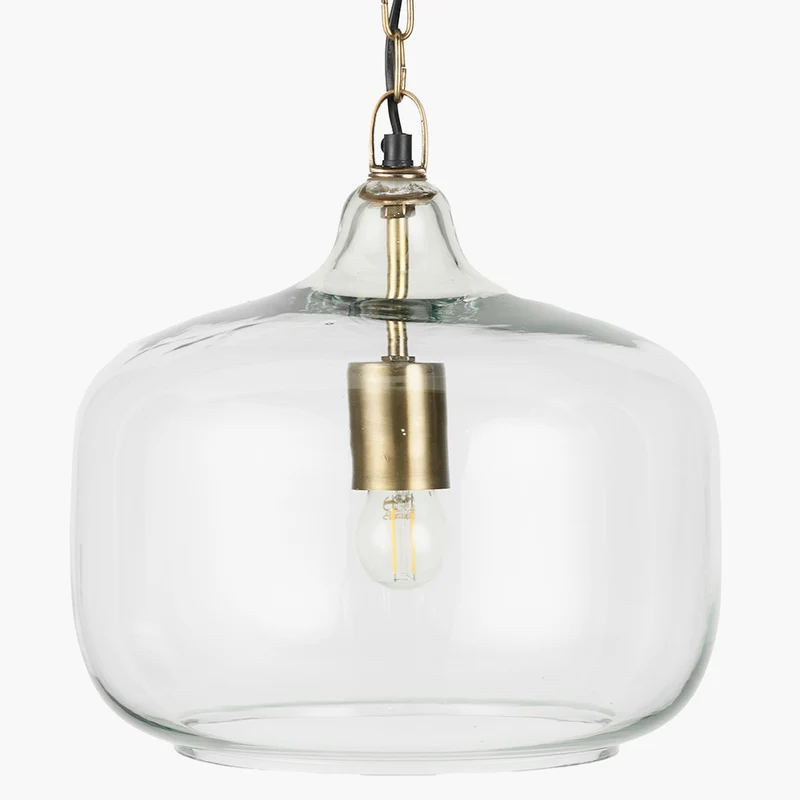 Corby Clear Glass Pendant