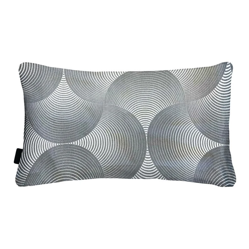 Madison sierkussen O WR Napels rondo grey 30x50 cm