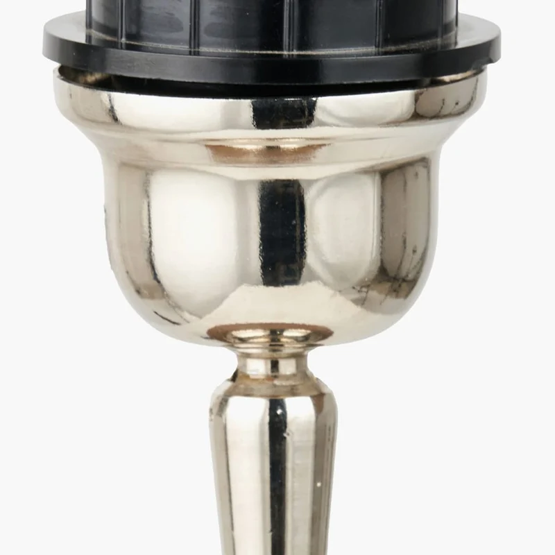 Ayra Natural Modernist Large Turned Wood Table Lamp Base
