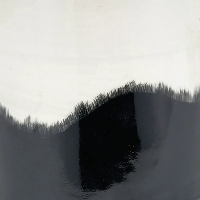 Arlese Monochrome Abstract Ceramic Table Lamp