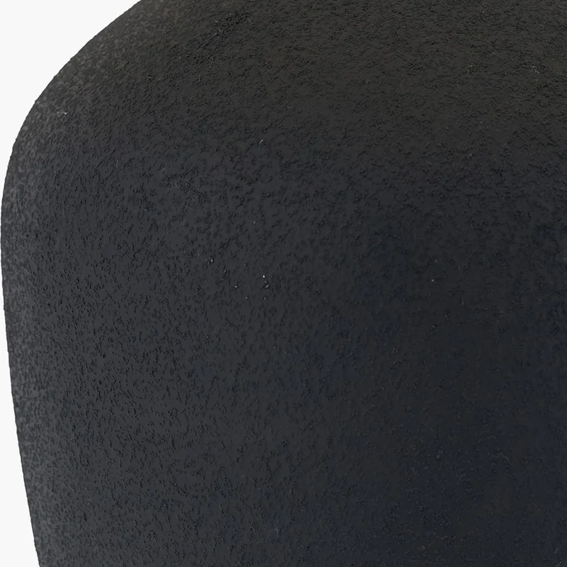 Areia Black Sand Textured Ceramic Table Lamp