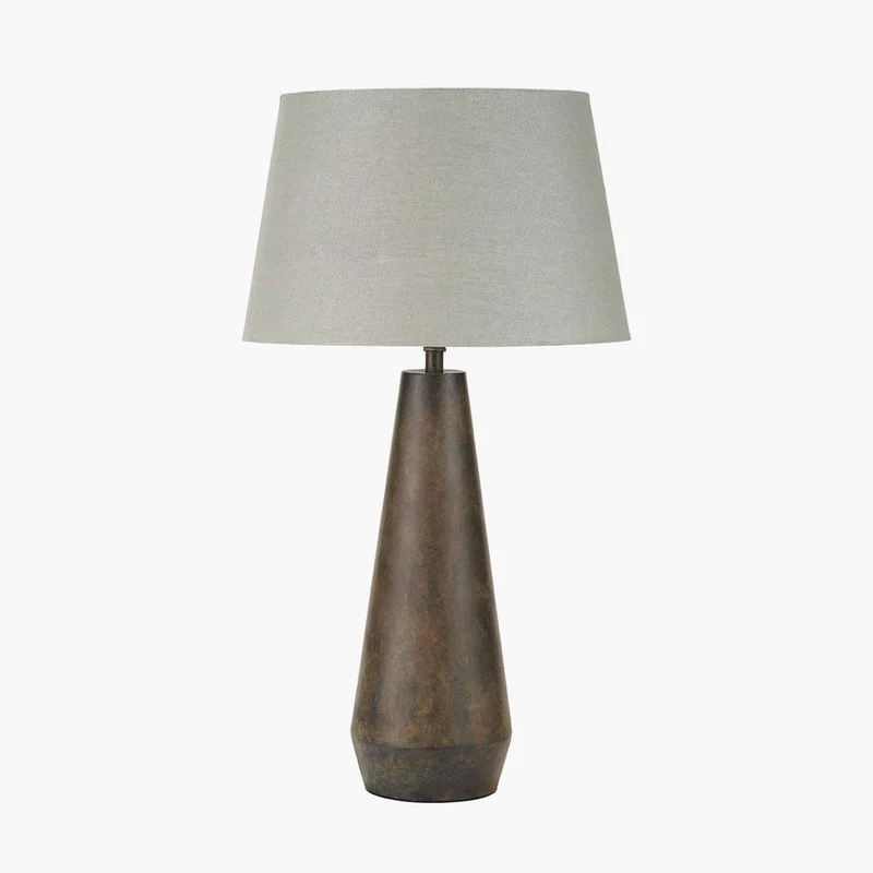 Arbor Verdi Gris Metal Conical Table Lamp Base