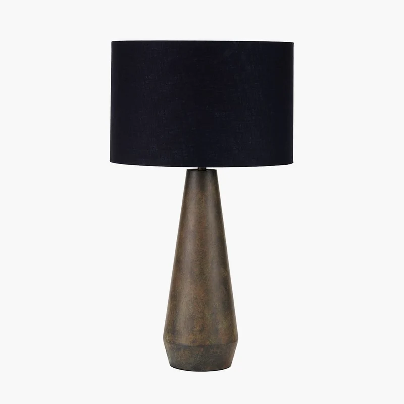 Arbor Verdi Gris Metal Conical Table Lamp Base