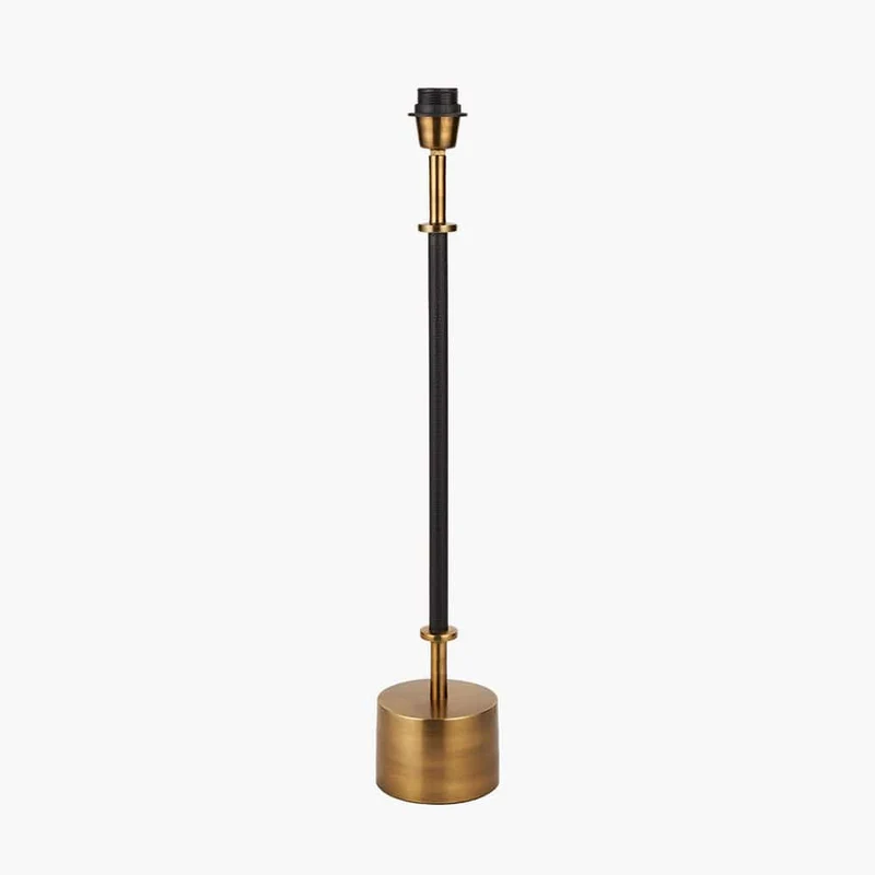 Antoine Black Croc and Antique Brass Metal Table Lamp Base with Malia 35cm Mulberry Red Mushroom Pleat Scalloped Tapered Lamp Shade