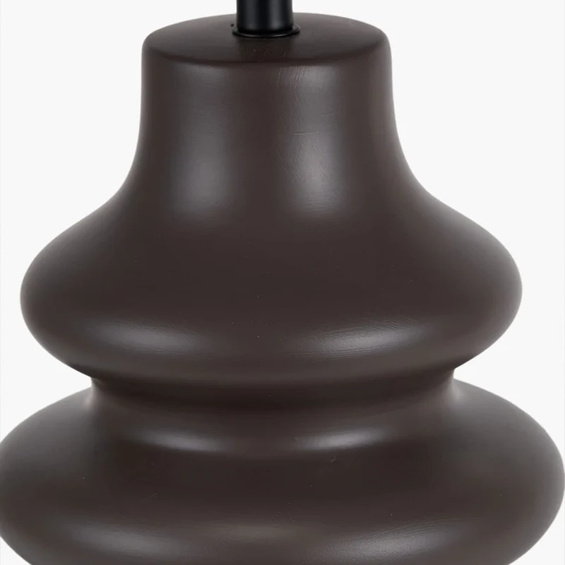 Aylin Bitter Chocolate Gourd Ceramic Table Lamp