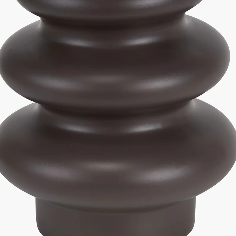 Aylin Bitter Chocolate Gourd Ceramic Table Lamp