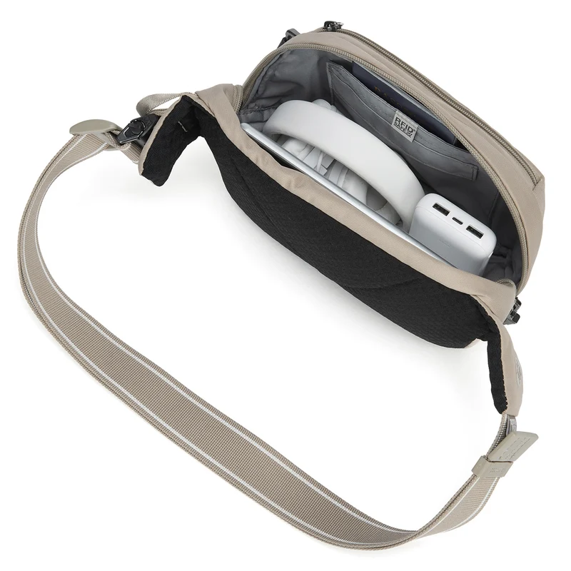pacsafe Vibe 100 - Riñonera 27 cm (beige)